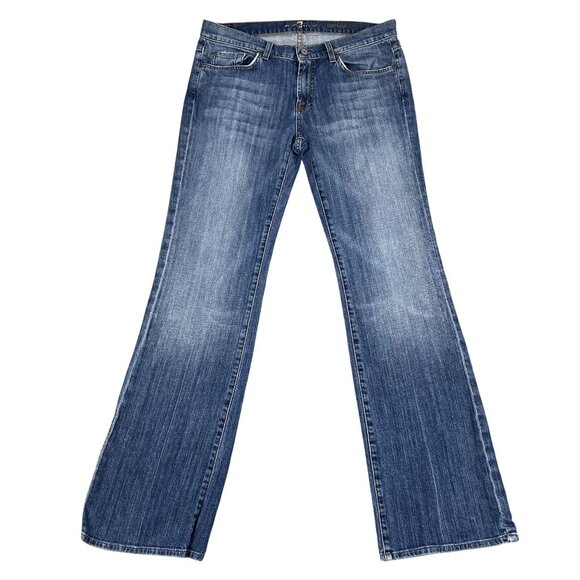 7 for All Mankind Womens Bootcut Jeans Sz 33 x 33 - Picture 1 of 8